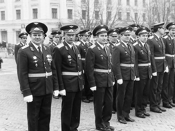 Командование полка, октябрь 1990 года.