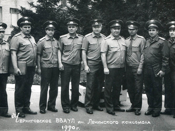Командный состав: Кондович В.Ю., Білоус В.П., Зозуля В.І., Рогатін В.Г., Борисьонок В.І., Деркач Ф.І., Потьомкін М.С.,Кудрявцев В., Леонов В.М.
