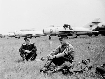 Прилет в Добрянку, 1958 г.