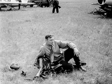 Прилет в Добрянку, 1958 г., Байнетов Д.Ф.