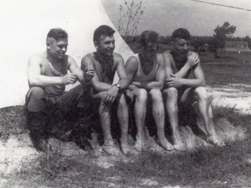 Малейки 1952 г , курсанты Семененко МР Голотюк В.Л., Дорошенко М.И., Остриков Г.