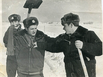 Мары, январь 1969 г., Гаранько, Усольцев, Степанов,кз Тарасов Влад.