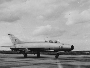 МиГ-21 ф13, аэродром Певцы, 1967 г.