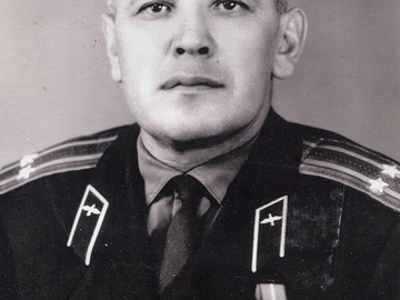п/п-к Поляков Б.И., начальник штаба АЭ, бывший летчик-штурмовик авиации Балтийского флота.