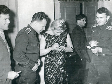 Встреча курсантов с артистами кино, 1964 г.