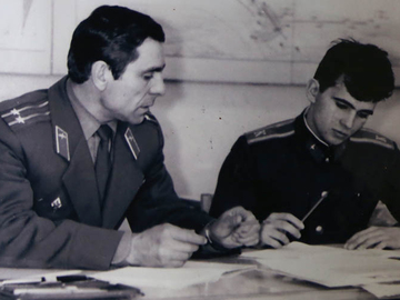 преподаватель кафедры тактики п/п-к Щербаненко Г.Н, 1988 г.