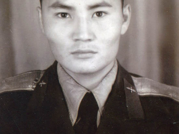 л-т Евсеев Н.А., 1957 г., при выпуске.