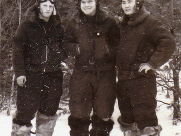 Аэр. Малейки, январь 1956 г., Чуприенко В.И., Филичкин А.Т., Евсеев Н.А.
