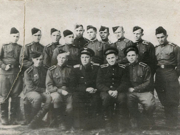 Звено курсантов майора Ильинского ВФ 1954 г
